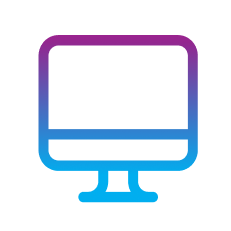 Desktop computer icon